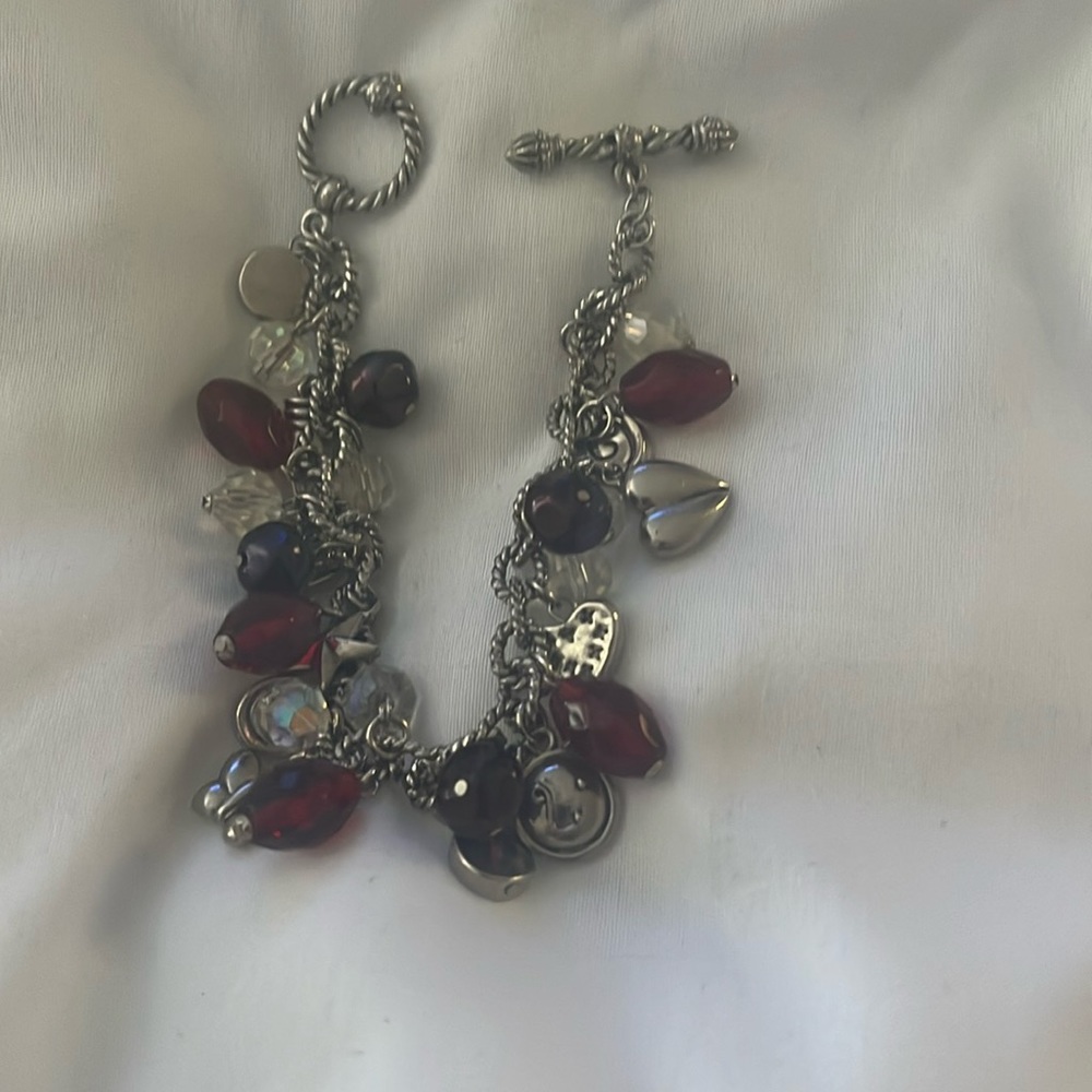 Chunky fun charm bracelet